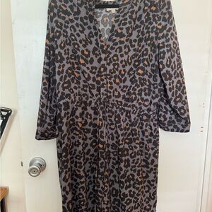 LOFT Cheetah Print Dress
